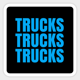 Trucks Sticker